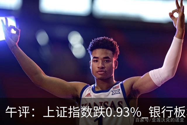 午评：上证指数跌0.93% 银行板块逆势走强